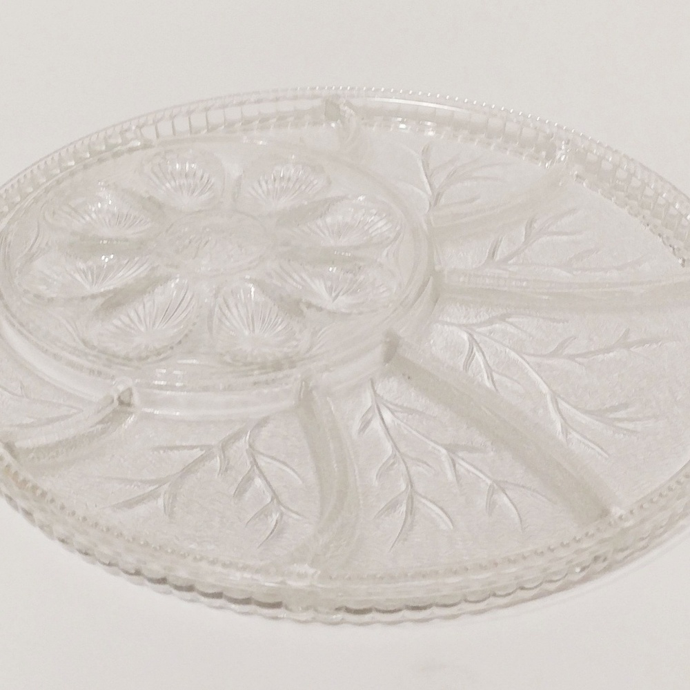 Vintage Indiana Glass Company tray